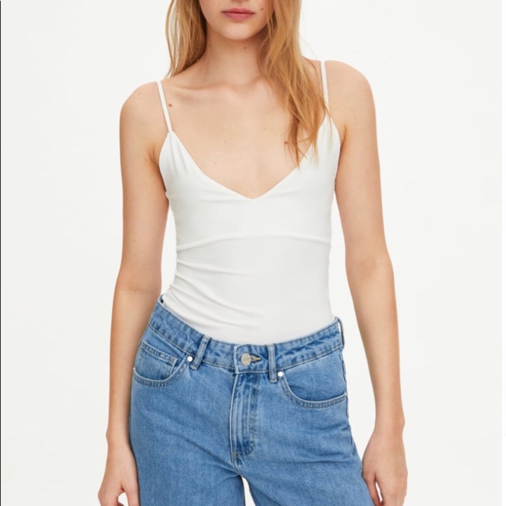 White tank top